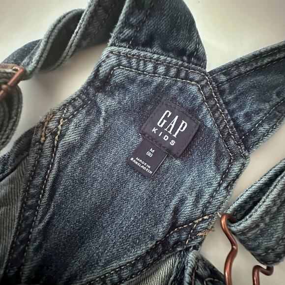 Gap Kids Denim Overall Dress Size 8 - Picture 4 of 4